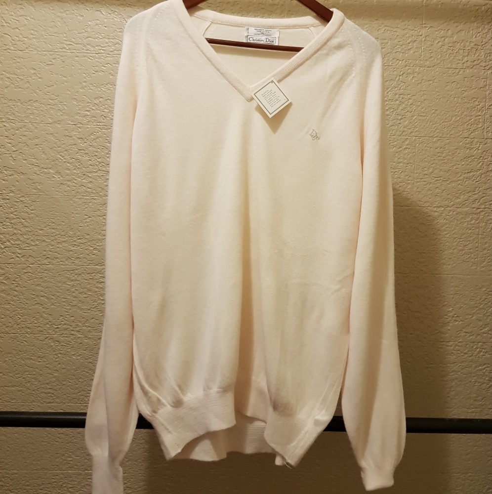 NWT Christian Dior Vintage Sweater Size:XL